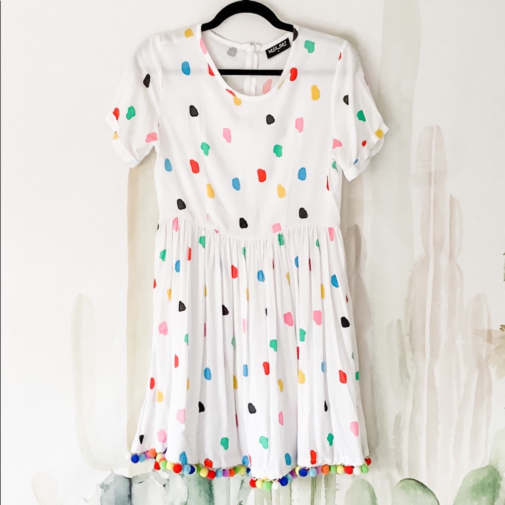 Lazy Oaf Pom Pom Dress size S